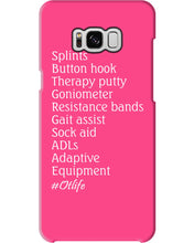 Load image into Gallery viewer, Splints Button Hook Therapy Putty Goniometer Resistance Bands Phone case