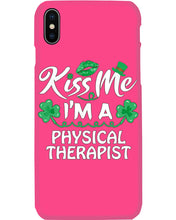 Load image into Gallery viewer, Physical Therapist Green Lip Shamrock St. Patrick's Day Color Changing Mug Phone case