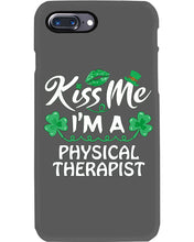 Load image into Gallery viewer, Physical Therapist Green Lip Shamrock St. Patrick's Day Color Changing Mug Phone case
