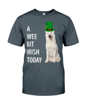 Load image into Gallery viewer, White Siberian Husky Irish Today Dog Lovers St. Patrick's Day Printed Mug Guys Tee