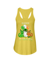 Load image into Gallery viewer, Lovely Cat And Balloons Happy St Patrick's Day Gift For Cat Lovers Ladies Flowy Tank