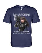 Load image into Gallery viewer, Nacido En Noviembre Tome Una Prueba De Ad Birthday Gift Guys V-Neck