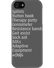 Load image into Gallery viewer, Splints Button Hook Therapy Putty Goniometer Resistance Bands Phone case
