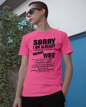 Load image into Gallery viewer, She's My Whole World Gift For Husband Guys Tee
