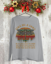 Load image into Gallery viewer, Sing Me A Song Dragonfly Retro Vintage Unisex Long Sleeve