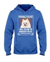 Load image into Gallery viewer, White Pomeranian Will Follow You St. Patrick's Day Printed Mug Hoodie