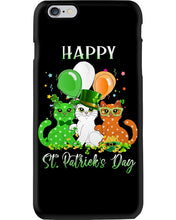 Load image into Gallery viewer, Lovely Cat And Balloons Happy St Patrick's Day Gift For Cat Lovers Phone case