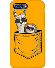Load image into Gallery viewer, Cool Llama And Sloth In Pocket Meaningful Gift Phone case