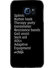Load image into Gallery viewer, Splints Button Hook Therapy Putty Goniometer Resistance Bands Phone case