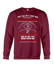 Load image into Gallery viewer, They Call Me A Lucky Man Gift For Husband Sweatshirt