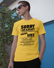 Load image into Gallery viewer, She's My Whole World Gift For Husband Guys Tee