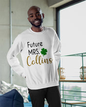 Load image into Gallery viewer, Shamrock Future Mrs Collins St Patrick's Day Sweatshirt