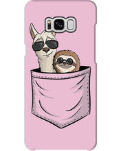 Load image into Gallery viewer, Cool Llama And Sloth In Pocket Meaningful Gift Phone case