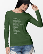 Load image into Gallery viewer, Splints Button Hook Therapy Putty Goniometer Resistance Bands Unisex Long Sleeve