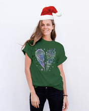 Load image into Gallery viewer, Purple Wings Gift For Angel Grandpa I Used To Be His Angel Guys Tee