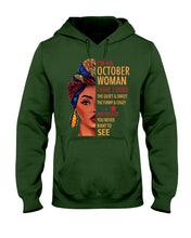 Load image into Gallery viewer, Im An October Woman I Have Three Sides Birthday Gift Hoodie