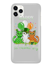 Load image into Gallery viewer, Lovely Cat And Balloons Happy St Patrick's Day Gift For Cat Lovers Phone case