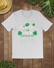Load image into Gallery viewer, Physical Therapist Green Lip Shamrock St. Patrick's Day Color Changing Mug Guys Tee