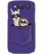 Load image into Gallery viewer, Cool Llama And Sloth In Pocket Meaningful Gift Phone case