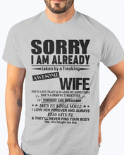 Load image into Gallery viewer, She's My Whole World Gift For Husband Guys Tee