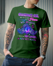 Load image into Gallery viewer, Gift For Angel Grandma Half Of My Heart Is In Heaven Guys Tee