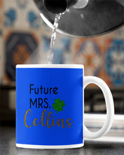 Load image into Gallery viewer, Shamrock Future Mrs Collins St Patrick's Day Mug