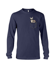 Load image into Gallery viewer, Cool Llama And Sloth In Pocket Meaningful Gift Unisex Long Sleeve