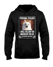 Load image into Gallery viewer, American Eskimo Personal Stalker St. Patrick's Day Printed Mug Hoodie
