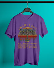 Load image into Gallery viewer, Sing Me A Song Dragonfly Retro Vintage Guys V-Neck