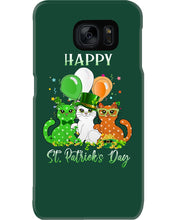 Load image into Gallery viewer, Lovely Cat And Balloons Happy St Patrick's Day Gift For Cat Lovers Phone case