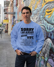 Load image into Gallery viewer, She's My Whole World Gift For Husband Sweatshirt