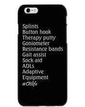 Load image into Gallery viewer, Splints Button Hook Therapy Putty Goniometer Resistance Bands Phone case