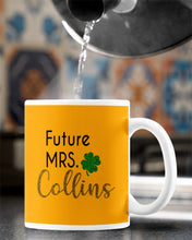 Load image into Gallery viewer, Shamrock Future Mrs Collins St Patrick's Day Mug