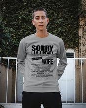 Load image into Gallery viewer, She's My Whole World Gift For Husband Sweatshirt