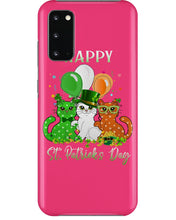 Load image into Gallery viewer, Lovely Cat And Balloons Happy St Patrick's Day Gift For Cat Lovers Phone case
