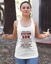 Load image into Gallery viewer, I Don't Have A Step Son Gift For Family Ladies Flowy Tank