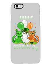 Load image into Gallery viewer, Lovely Cat And Balloons Happy St Patrick's Day Gift For Cat Lovers Phone case