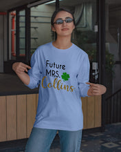 Load image into Gallery viewer, Shamrock Future Mrs Collins St Patrick's Day Unisex Long Sleeve