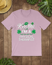 Load image into Gallery viewer, Physical Therapist Green Lip Shamrock St. Patrick's Day Color Changing Mug Guys Tee