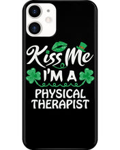 Load image into Gallery viewer, Physical Therapist Green Lip Shamrock St. Patrick's Day Color Changing Mug Phone case