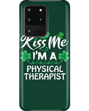 Load image into Gallery viewer, Physical Therapist Green Lip Shamrock St. Patrick's Day Color Changing Mug Phone case