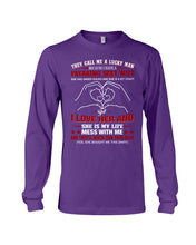 Load image into Gallery viewer, They Call Me A Lucky Man Gift For Husband Unisex Long Sleeve