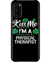 Load image into Gallery viewer, Physical Therapist Green Lip Shamrock St. Patrick's Day Color Changing Mug Phone case