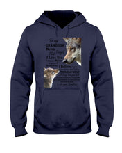 Load image into Gallery viewer, Wolf Grandma Gift For Grandson Believe In Yourself Hoodie