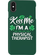 Load image into Gallery viewer, Physical Therapist Green Lip Shamrock St. Patrick's Day Color Changing Mug Phone case
