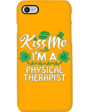 Load image into Gallery viewer, Physical Therapist Green Lip Shamrock St. Patrick's Day Color Changing Mug Phone case