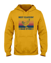 Load image into Gallery viewer, Best Cluckin' Dad Ever Retro Vintage Gift For Dad Hoodie