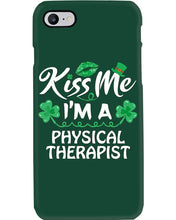 Load image into Gallery viewer, Physical Therapist Green Lip Shamrock St. Patrick's Day Color Changing Mug Phone case