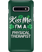 Load image into Gallery viewer, Physical Therapist Green Lip Shamrock St. Patrick's Day Color Changing Mug Phone case