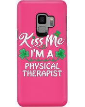 Load image into Gallery viewer, Physical Therapist Green Lip Shamrock St. Patrick's Day Color Changing Mug Phone case